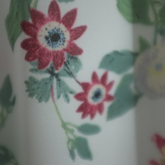 Suzy Shier white floral botanic print sleeveless chiffon dress high low size XS - Picture 8 of 11